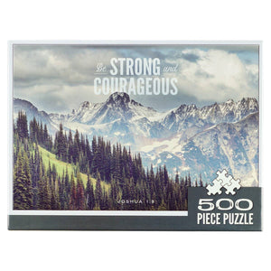Be Strong & Courageous Jigsaw Puzzle