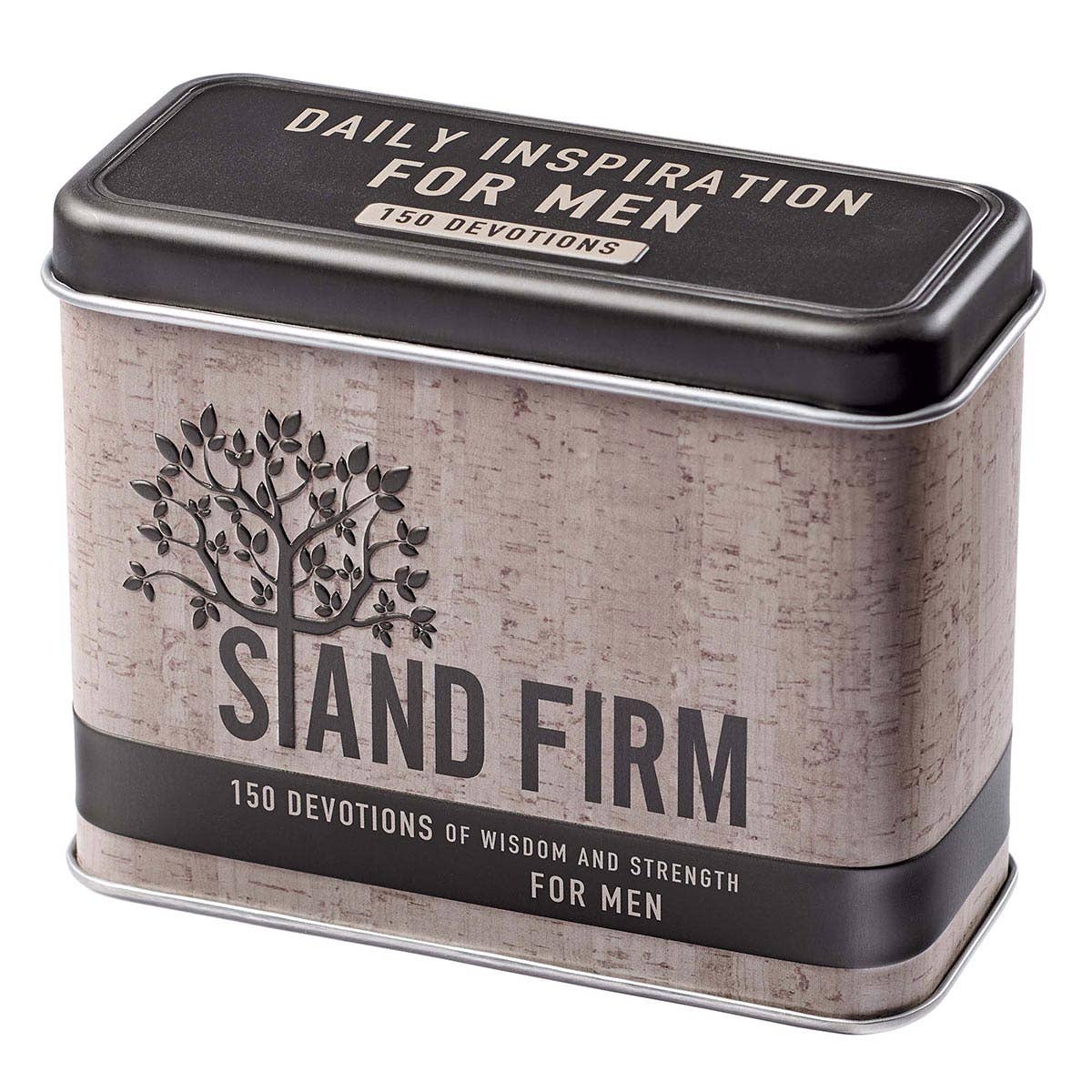 Stand Firm Devotional Cards in a Tin for Men