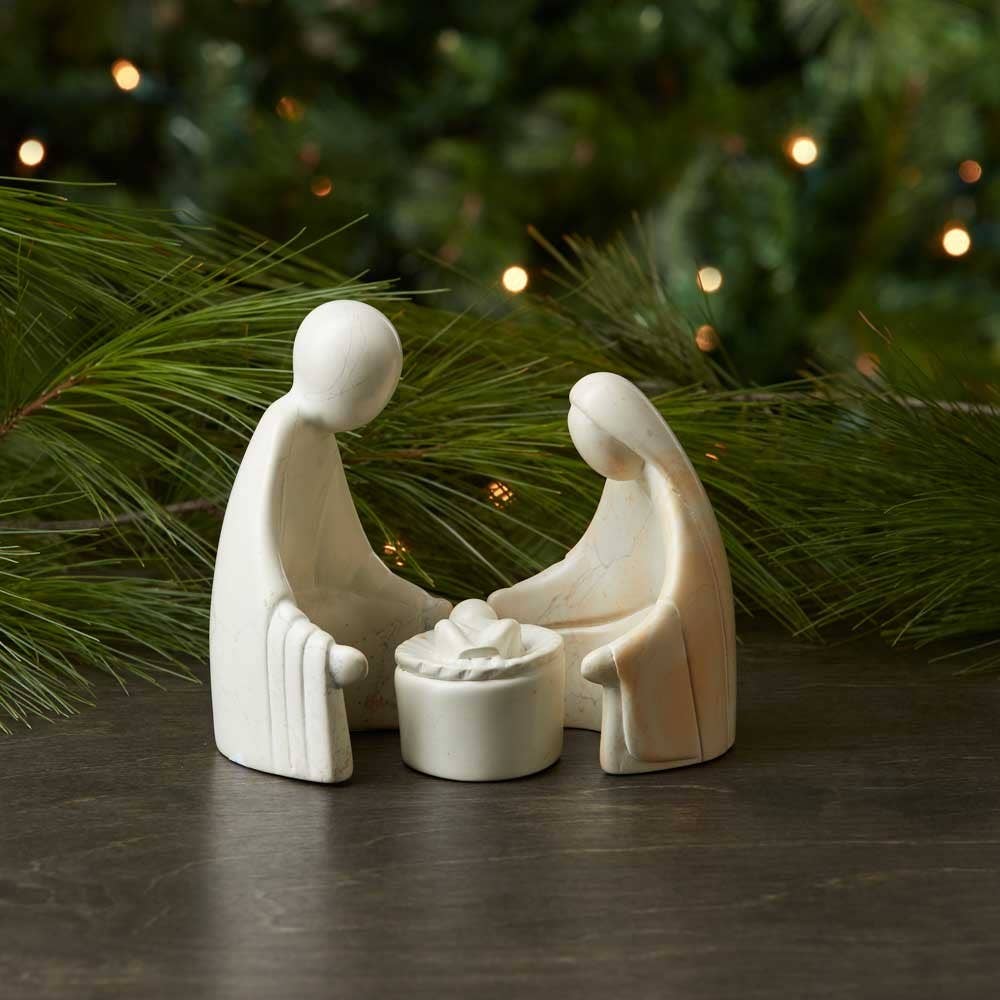 Encircle Soapstone Christmas Nativity Set