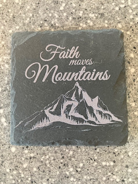 Faith Slate Coasters