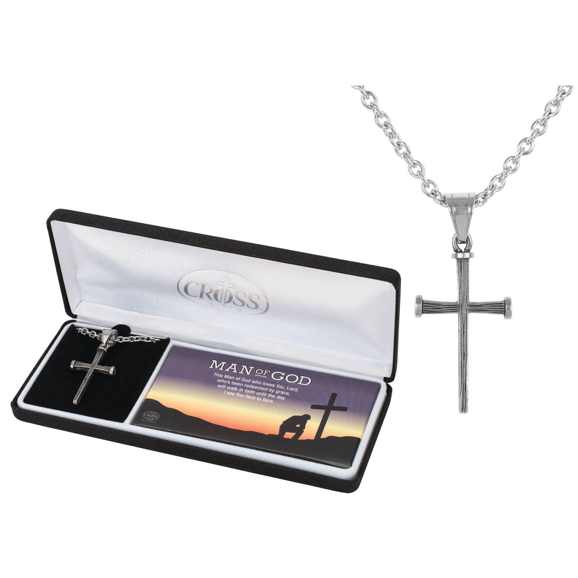 Man of God Cross Necklace