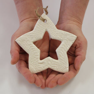 Ceramic Cut Out Star Ornament