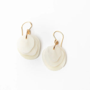 Dottie Porcelain & Gold Dangle Earrings