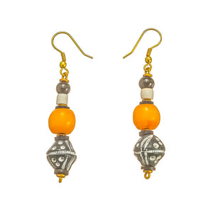 Tangerine Turkana Earrings