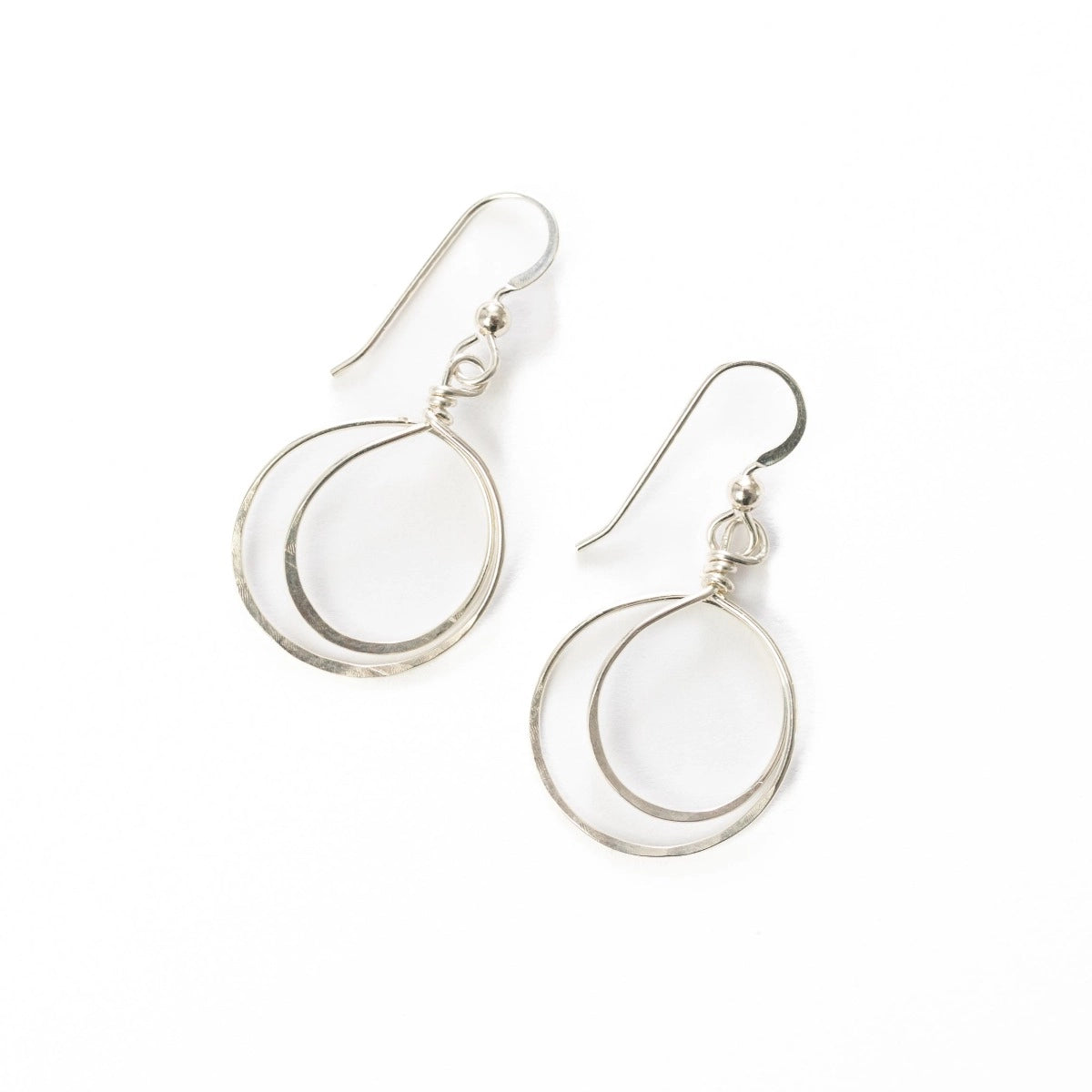Zomi Circles Sterling Silver Earrings