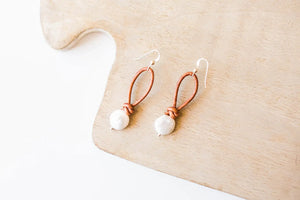 Hanging Moon Earrings