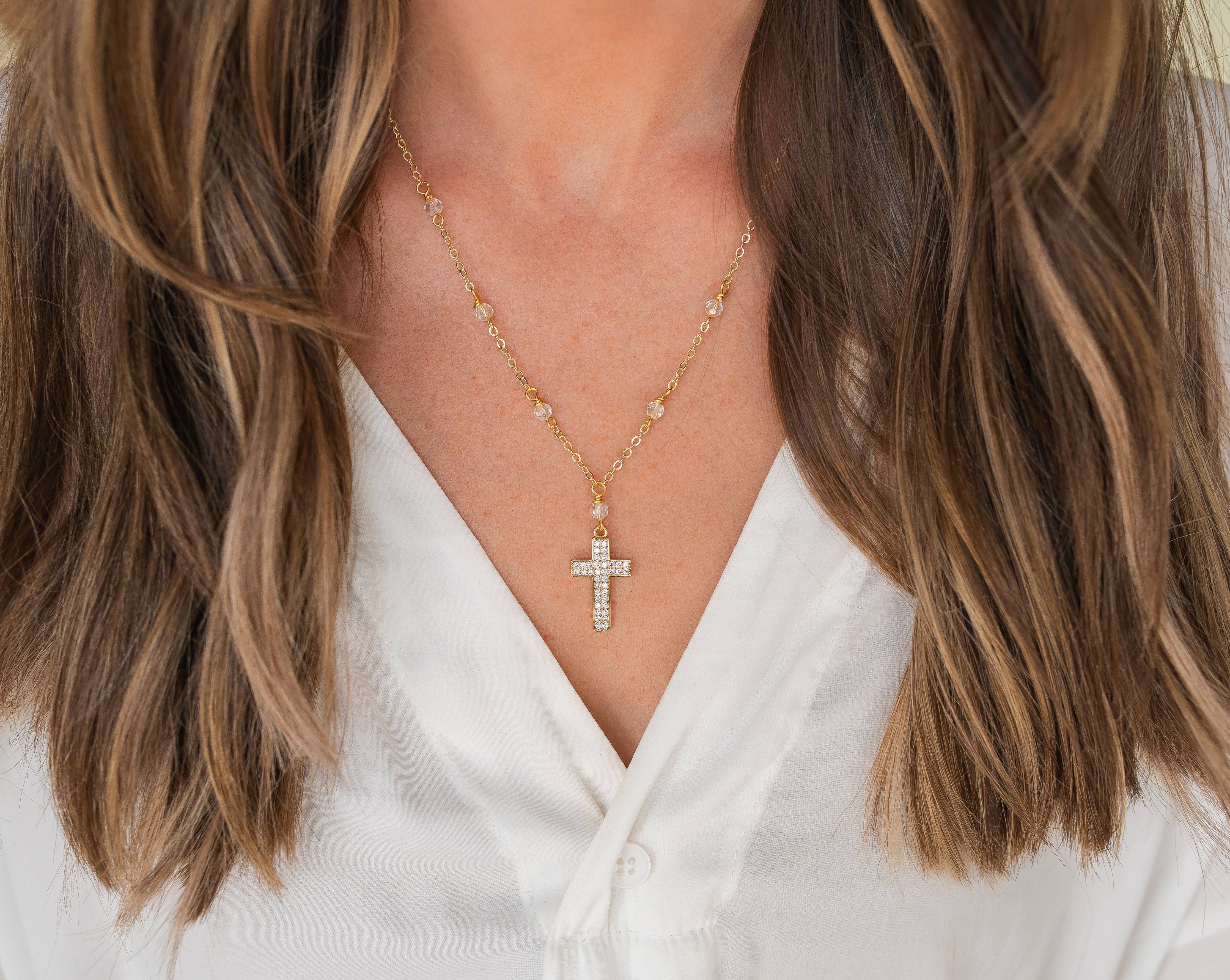 Nativity Cross Necklace