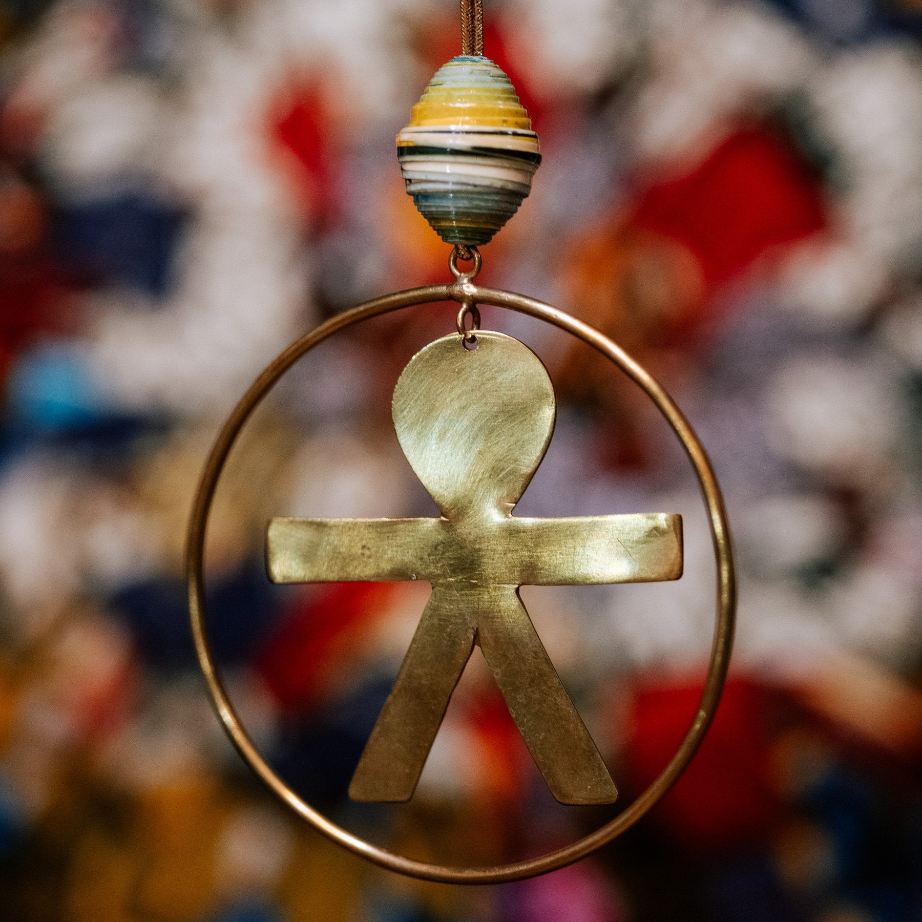 Encircled Brass Ornament