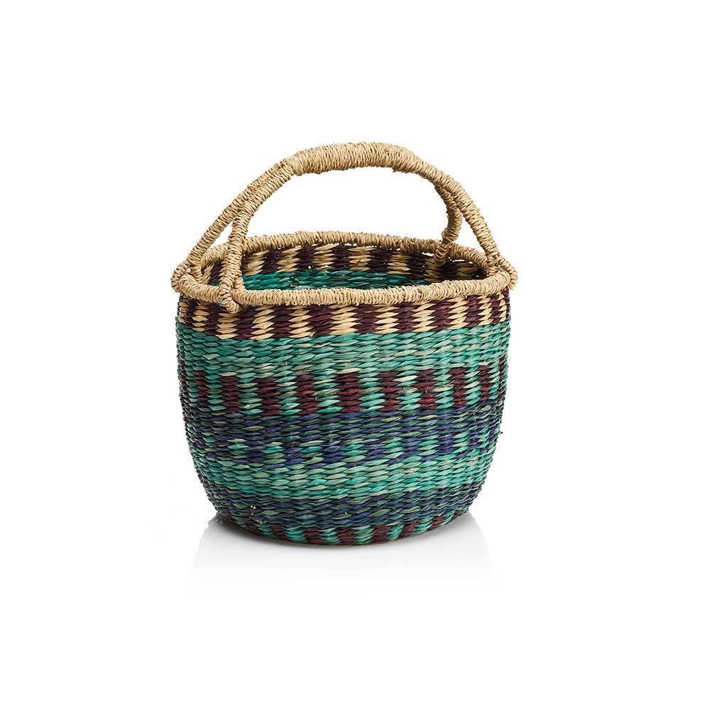 Lia Seagrass Small Market Basket