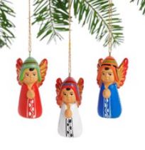 Petite Peruvian Angel Ornaments