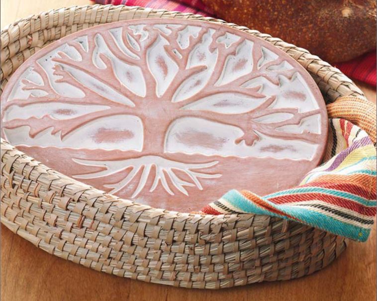 Faith Ceramic Bread Basket with Towel – GYFTZ